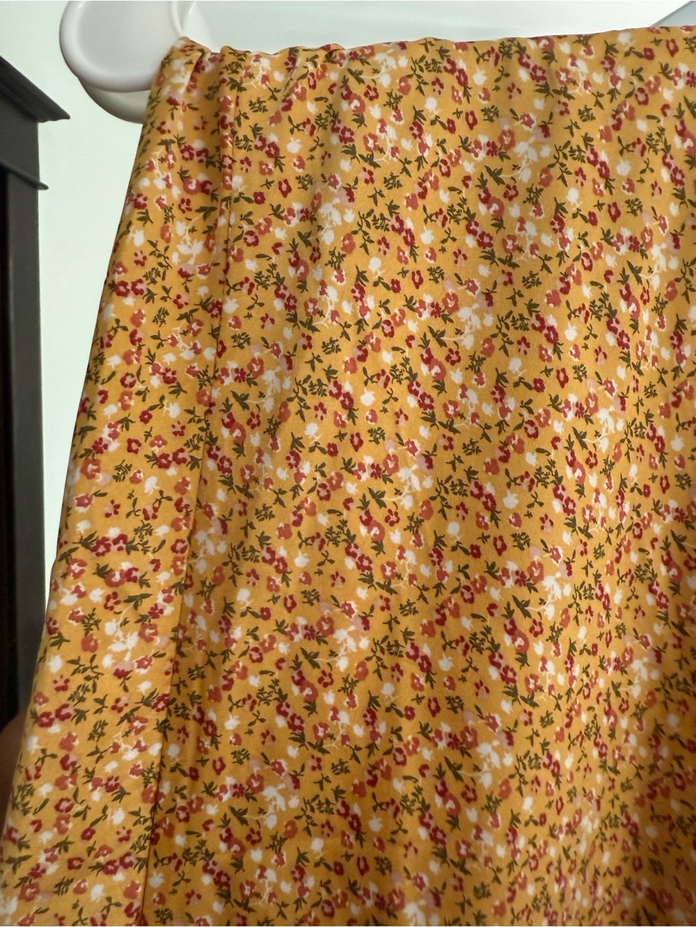 Orange and pink floral midi/maxi skirt Carly Jean Los Angeles